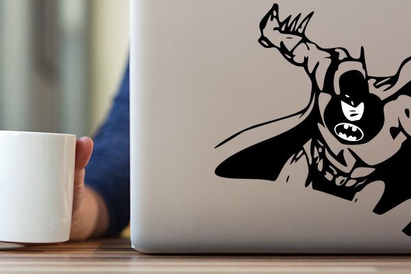 custom macbook decal batman